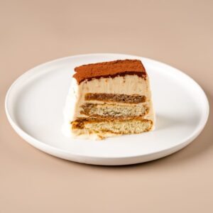Tiramisu Ice Cream Cake Slice