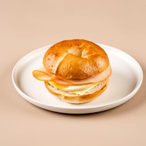 Turkey Egg & Bagel Sandwich