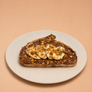 Nutella with Banana Sourdough Toast